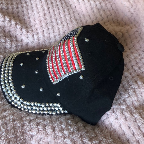 American flag bling hat - Picture 2 of 3